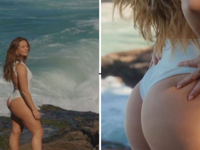 Paolla Oliveira posta vídeo sensualizando na praia em cenário paradisíaco