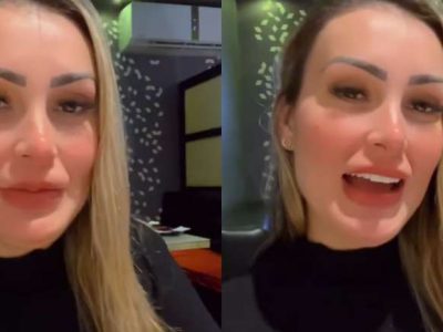 Andressa Urach ensina a segurar homem e deixa web chocada: ‘Não era crente?’