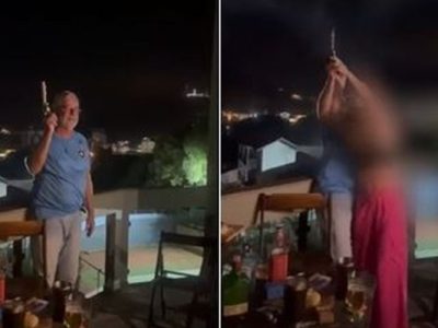 Empresário é preso com arsenal no RJ após dar tiros durante festa de noivado