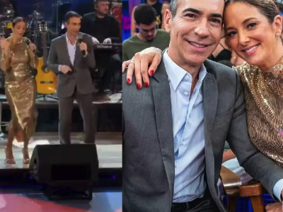 Ticiane Pinheiro e César Tralli cantam juntos no ‘Altas Horas’: “Foi demais!”
