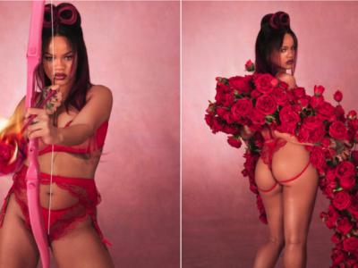 Rihanna lança nova coleção de lingerie para o Valentine’s Day